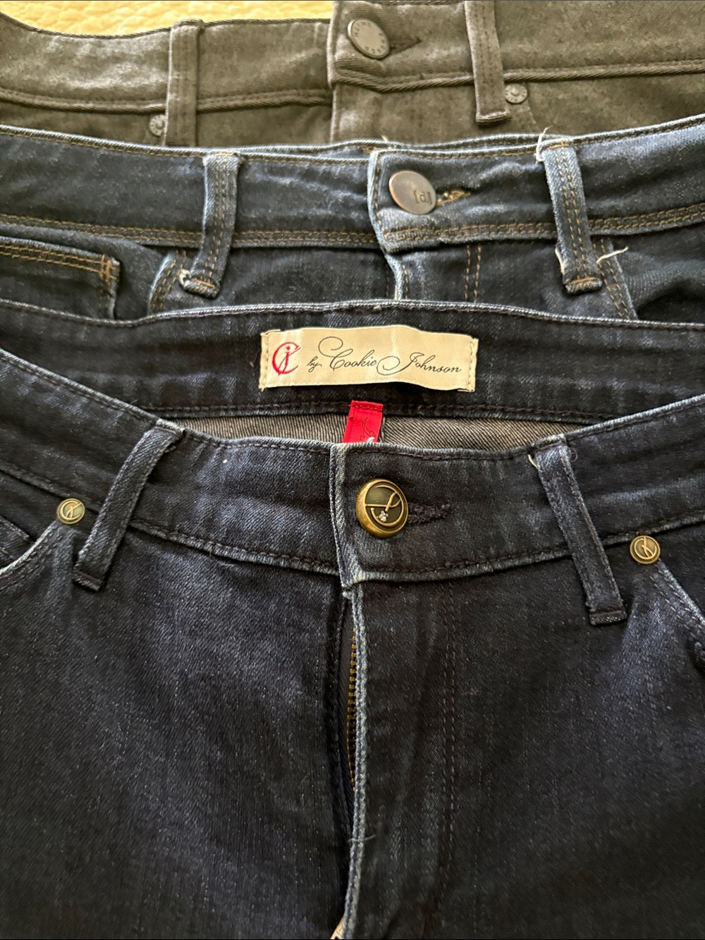 Lot of 3 Premium Designer Jeans Size 27 - DL1961, CJ, Esprit